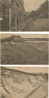 Полный набор из шести открыток «Волховстрой». Первый выпуск. 1926.